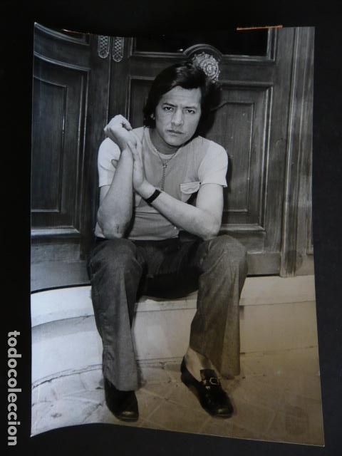 Photos de Chanteurs et Chanteuses: PALITO ORTEGA CANTANTE ANTIGUA FOTOGRAFIA ORIGINAL 18 X 13 CM