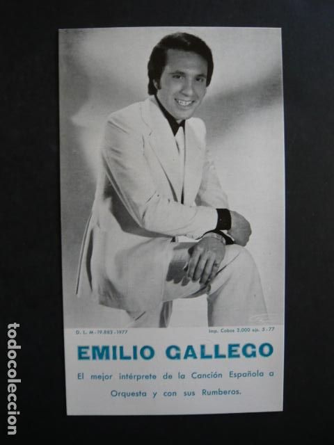 Fotos de cantantes: EMILOI GALLEGO CANTANTE TARJETA DISCOGRAFIA