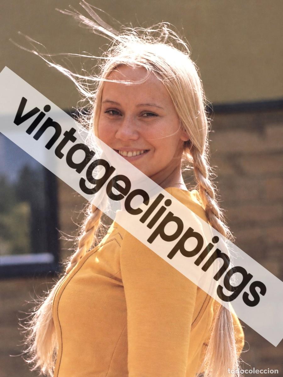 Fotos de cantantes: AGNETHA F&Auml;LTSKOG ABBA Fotografia 1970s 20x15cm foto sweden pop photo