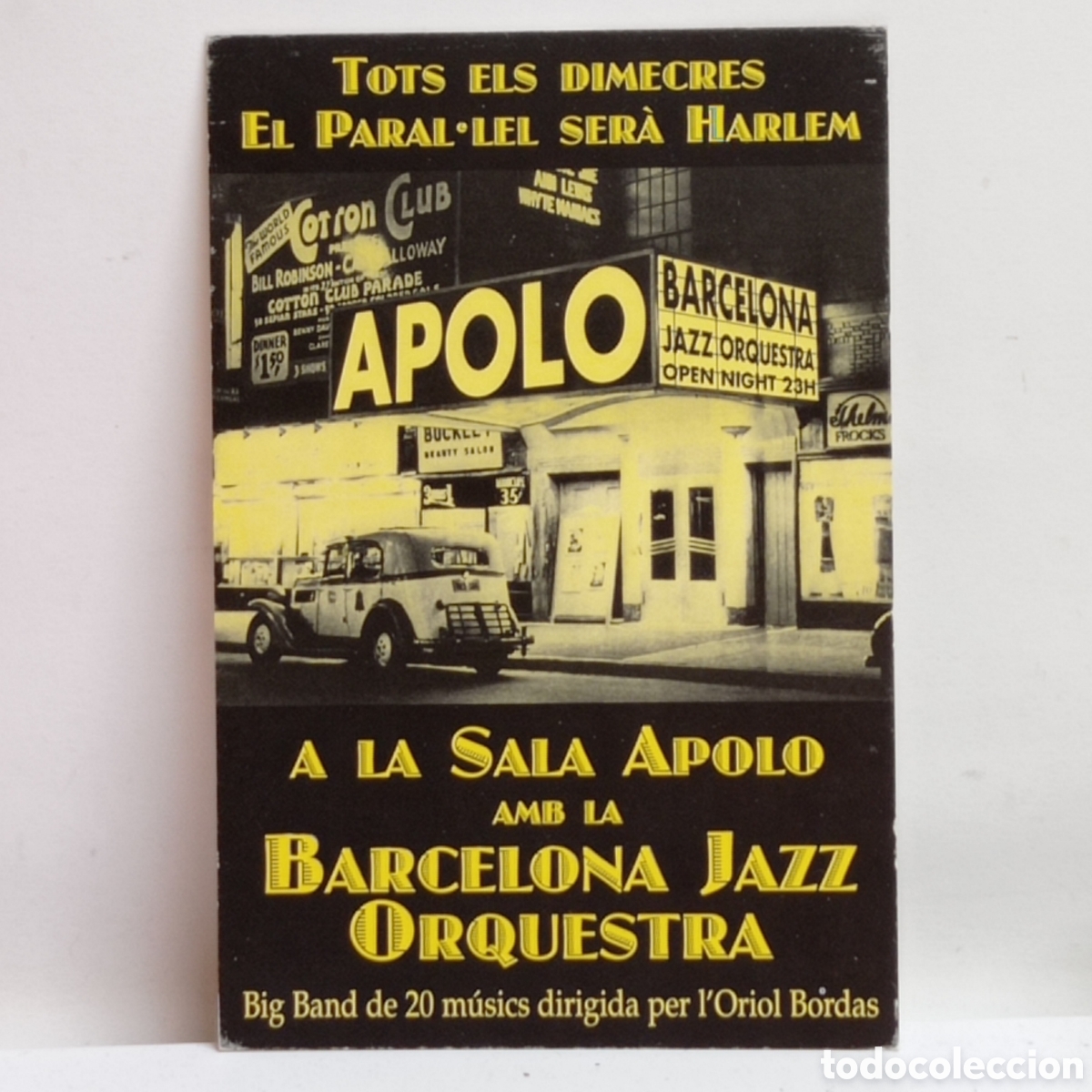 Fotos de cantantes: BARCELONA JAZZ ORQUESTRA, ORIOL BORDAS. SALA APOLO BARCELONA.