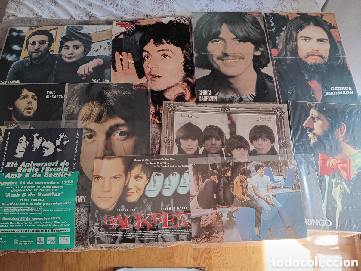 Fotos de cantantes: BEATLES POSTERS REVISTAS NACIONAL LENNON BACKBEAT HARRISON MCCARTNEY