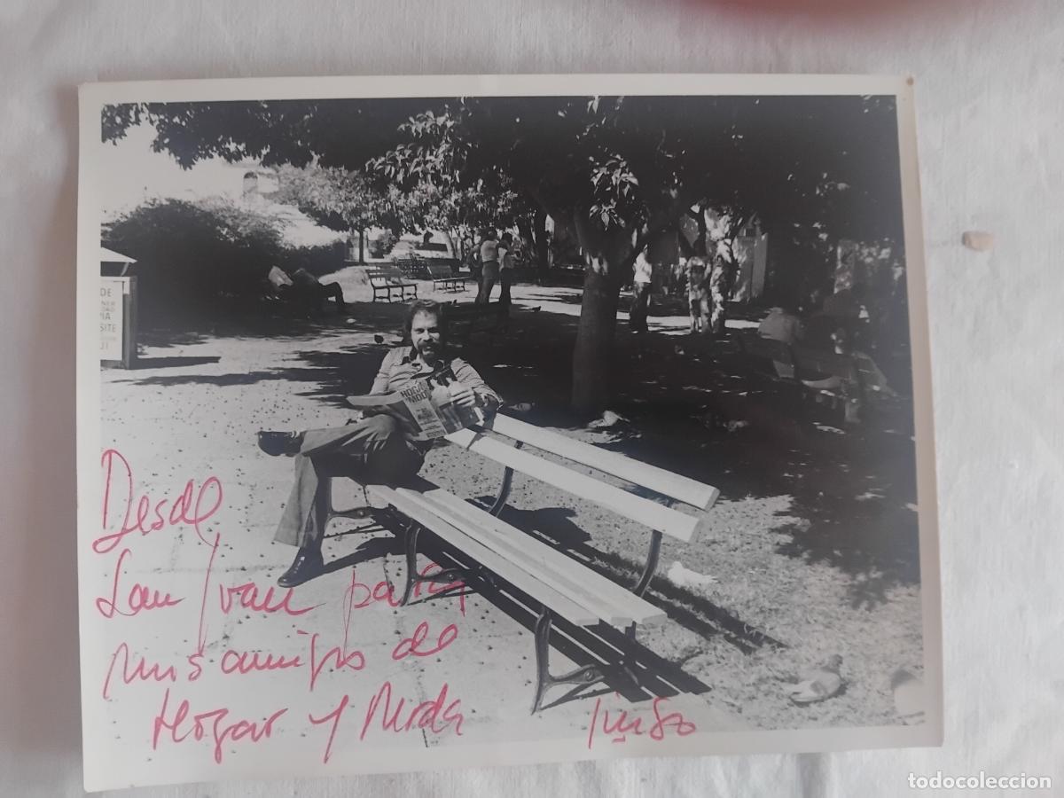 Fotos de cantantes: FOTO DE I&Ntilde;IGO DESDE SAN JUAN DE PUERTO RICO PARA REVISTA HOGAR Y MODA DEDICADA Y FIRMADA. 25 x 21 cm