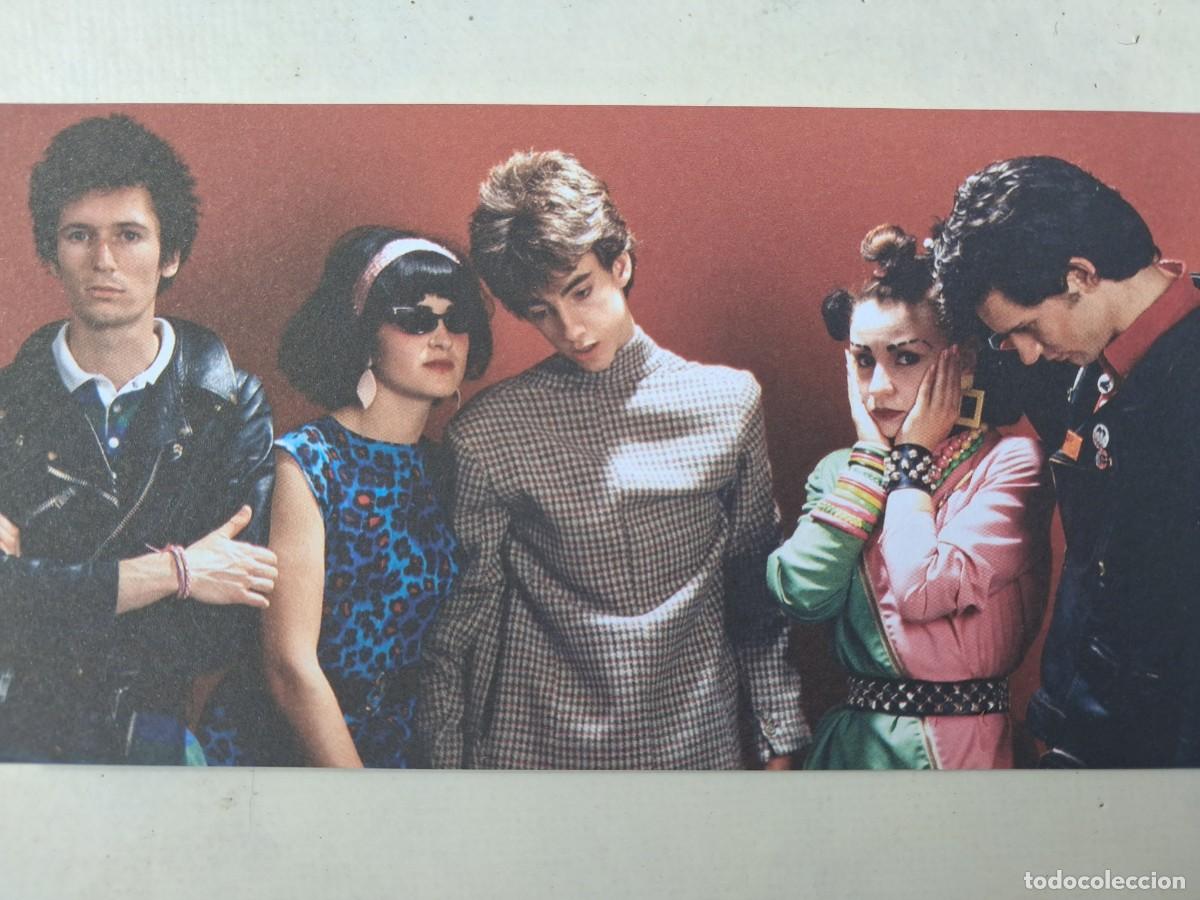 Fotos de cantantes: Alaska y Los Pegamoides - original reproducci&oacute;n promo - Munster Rec. - l&aacute;mina 8,50 por 17,50 cms