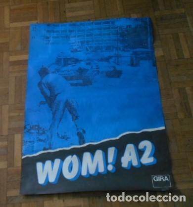 Fotos de cantantes: Wom! A2 CARTEL POSTER ORIGINA A&Ntilde;OS 1980 GRUPO BARCELONA