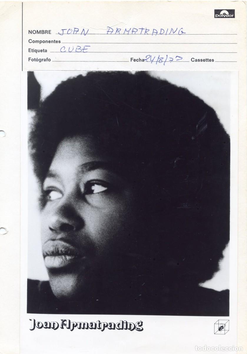 Fotos de cantantes: JOAN ARMATRADING. Foto original, 1972.