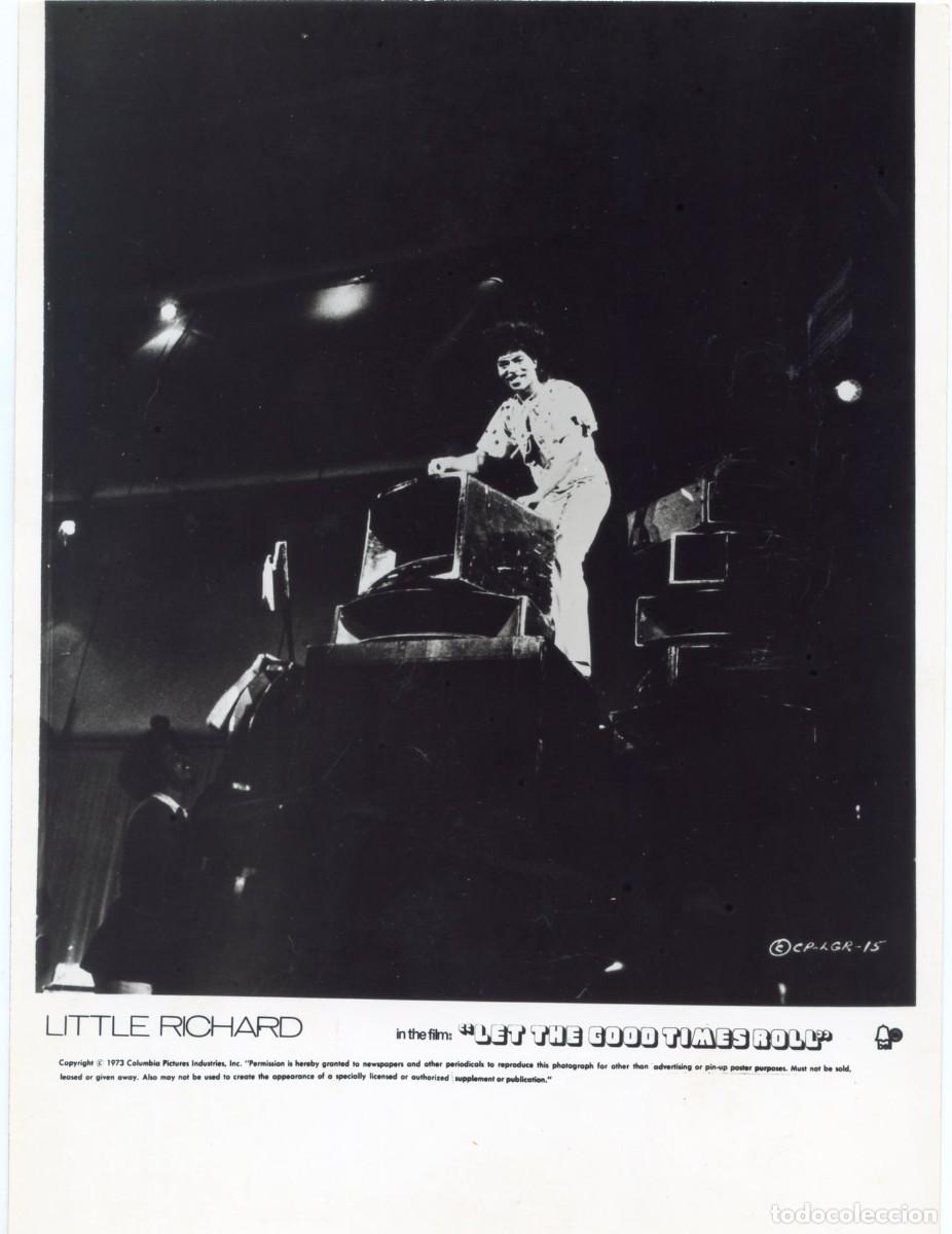 Fotos de cantantes: LITTLE RICHARD. Foto original del filme 'Let's the Good Time Rolls', 1973.