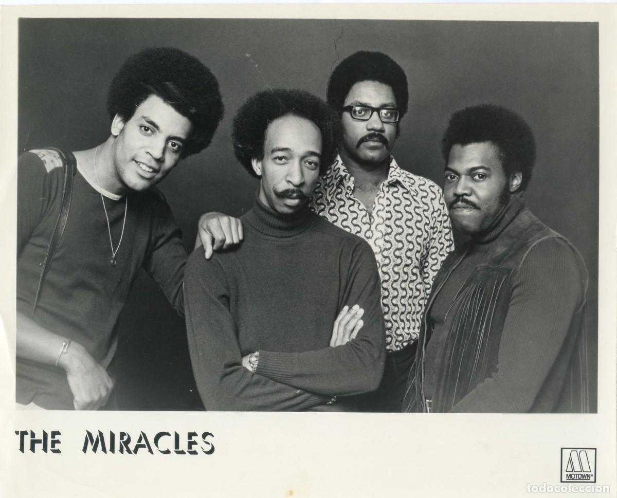 Fotos de cantantes: THE MIRACLES. Foto original, 1973.