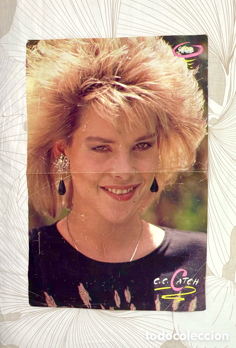 Fotos de cantantes: P&oacute;steres Super Pop 1987 - C.C. Catch y Toni Cant&oacute; (Originales)