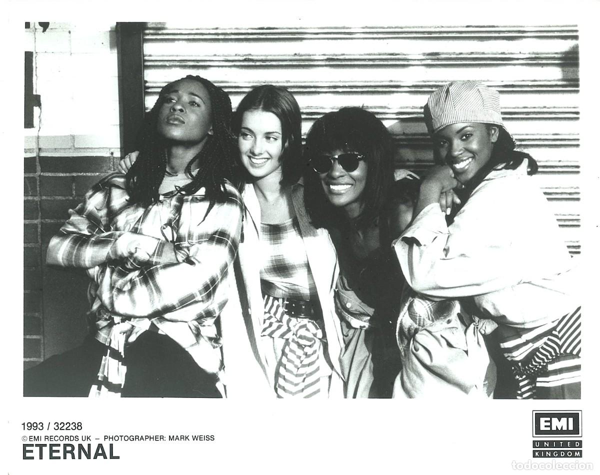 Fotos de cantantes: ETERNAL. Foto original EMI-UK, 1993.
