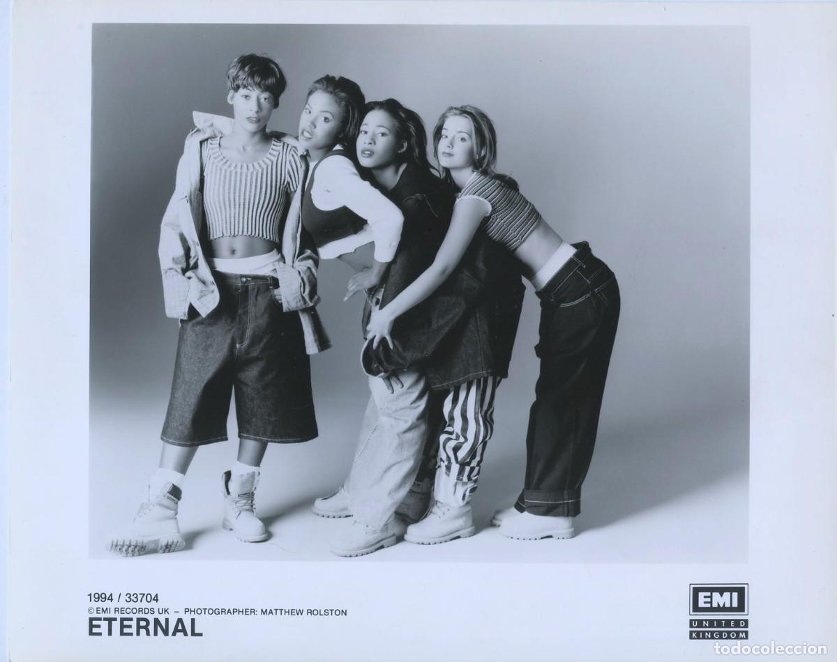 Fotos de cantantes: ETERNAL. Foto original EMI-UK, 1994.