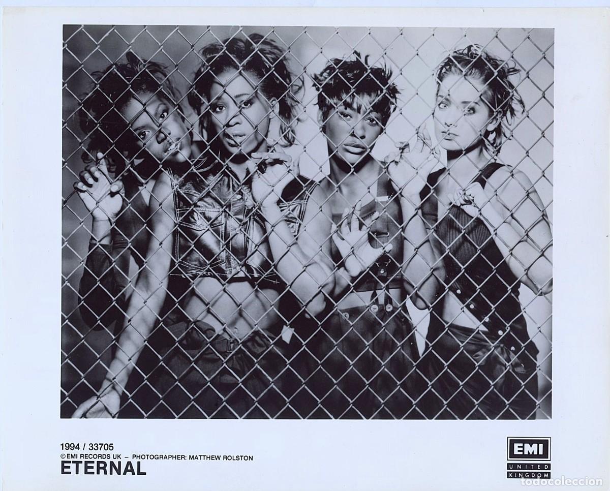Fotos de cantantes: ETERNAL. Foto original EMI-UK, 1994.
