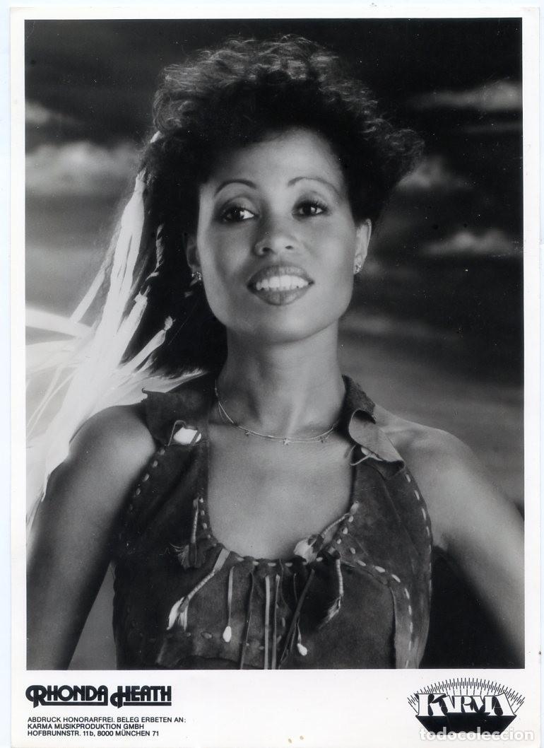 Fotos de cantantes: RHONDA HEATH. Postal y foto originales, 1979.