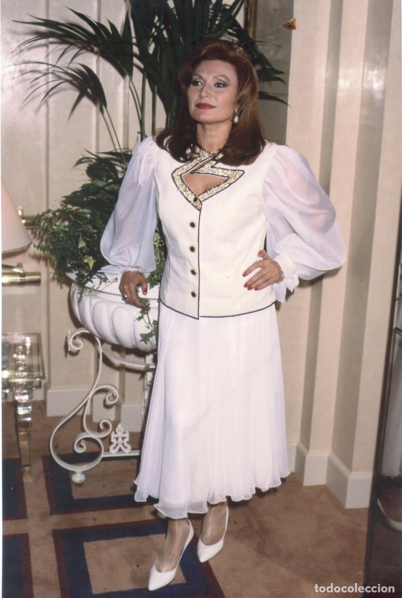 Fotos de cantantes: ROC&Iacute;O JURADO. Foto original de 1990. Gran Formato.