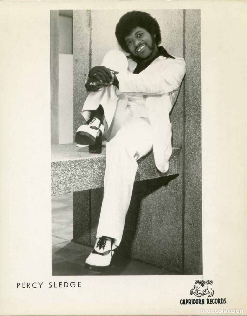 Fotos de cantantes: PERCY SLEDGE. Foto original USA, 1974.