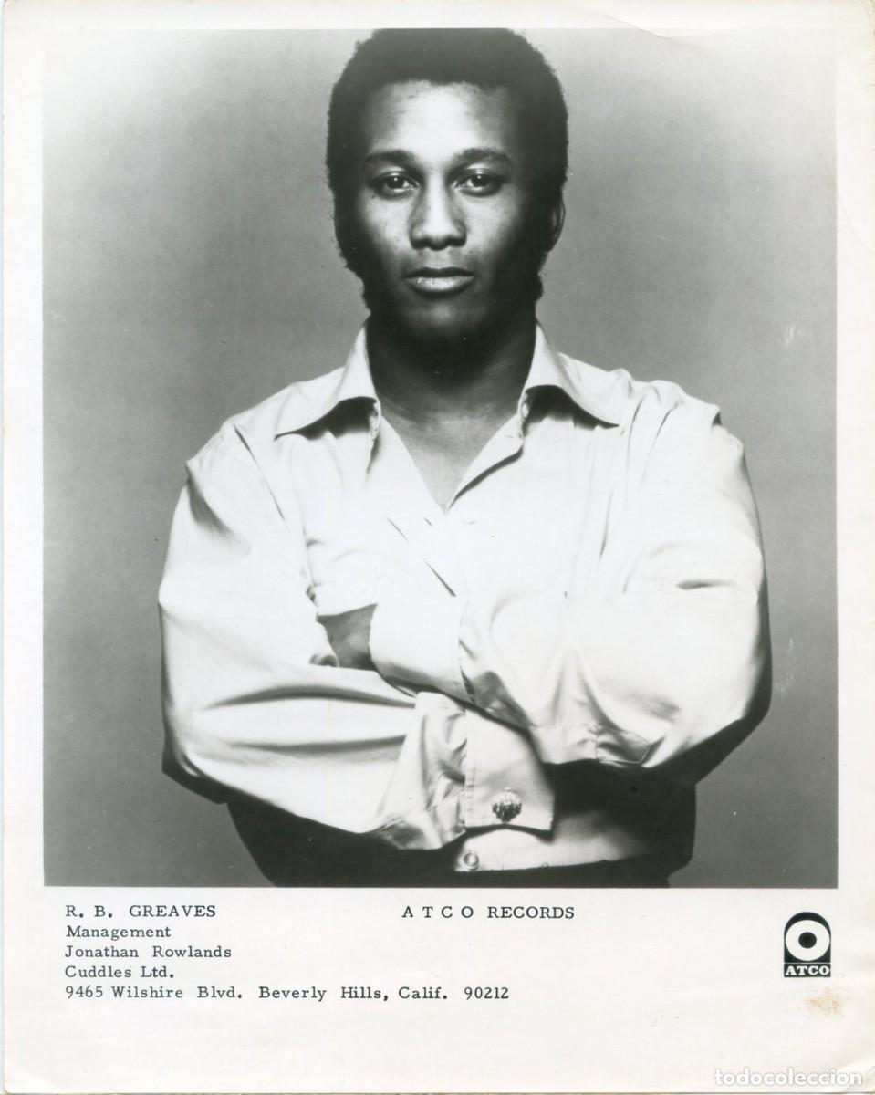 Fotos de cantantes: R. V. GREAVES. Foto original USA, 1969.