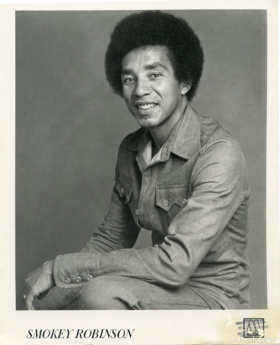 Fotos de cantantes: SMOKEY ROBINSON. Foto original USA, 1977.