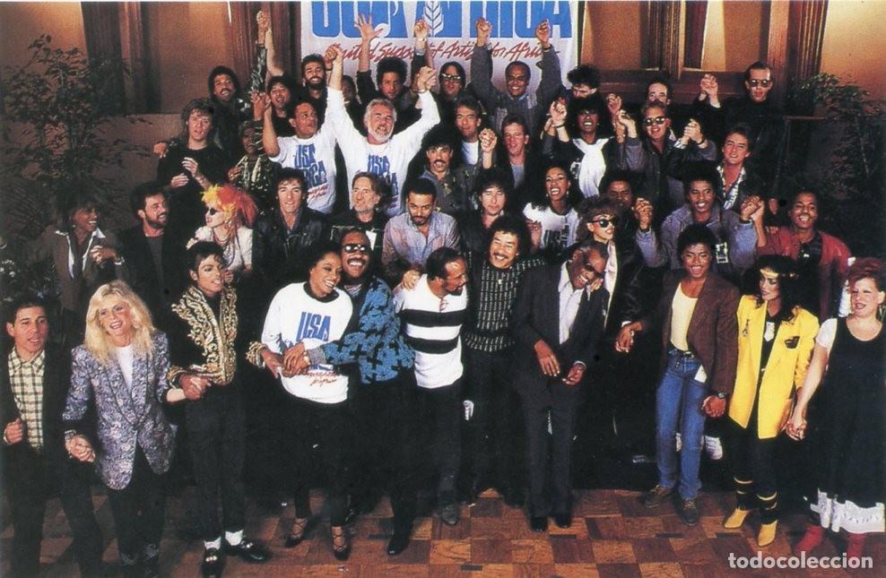 Fotos de cantantes: WE ARE THE WORLD. Fotocromo.