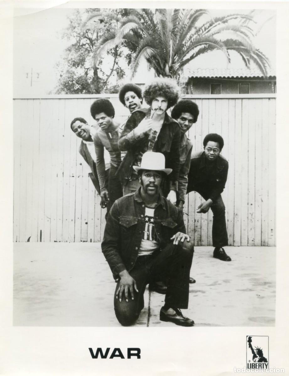 Fotos de cantantes: WAR. Foto original USA, 1970.