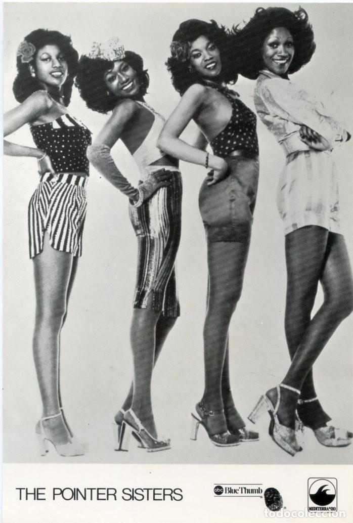 Fotos de cantantes: THE POINTER SISTERS. Foto original Blue Thumb, 1975.
