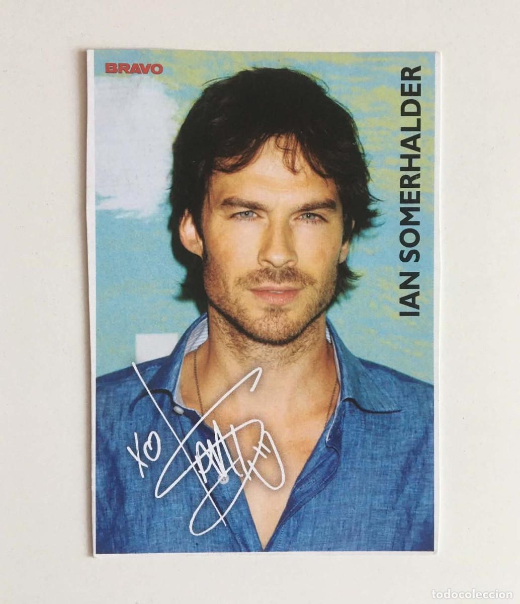 Fotos de cantantes: Ian Somerhalder The Vampire Diaries / Kang Daniel K-Pop Collectible Card - Bravo Bulgaria 2020 Rare