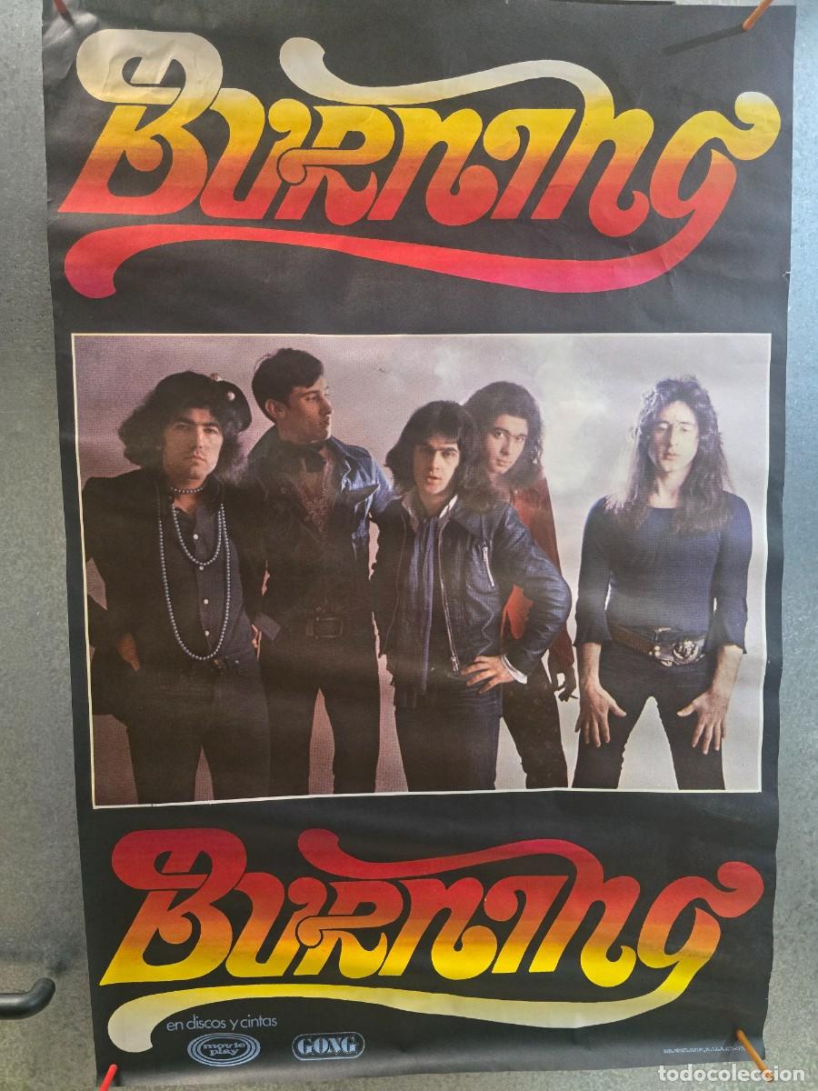 Fotos de cantantes: POSTER PROMOCIONAL EN DISCOS Y CINTAS , GONG, MOVIEPLAY. BURNING.