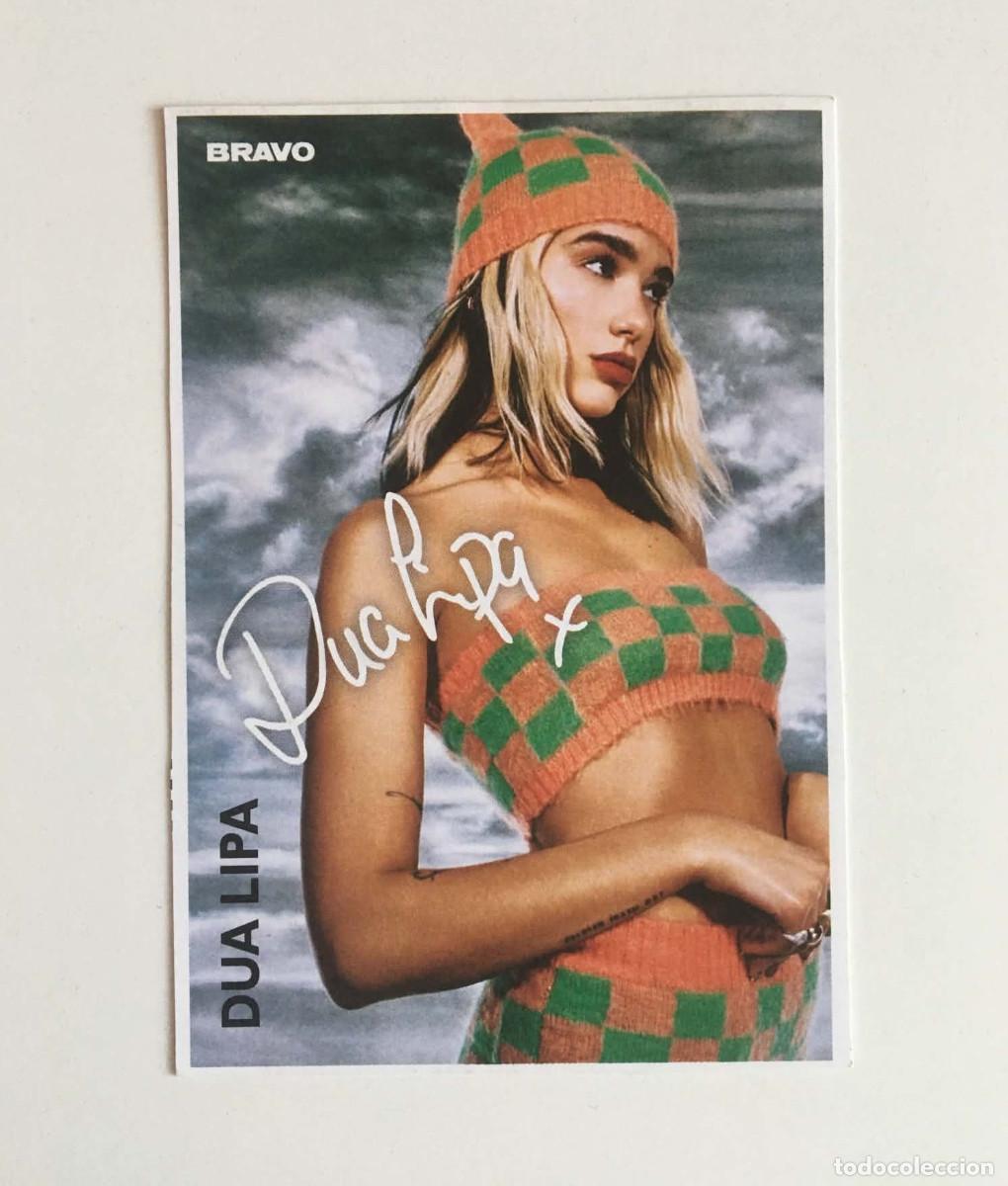 Fotos de cantantes: Dua Lipa / Zendaya Trading Collectible Card - Bravo Magazine Bulgaria 2020 Music Movie Rare
