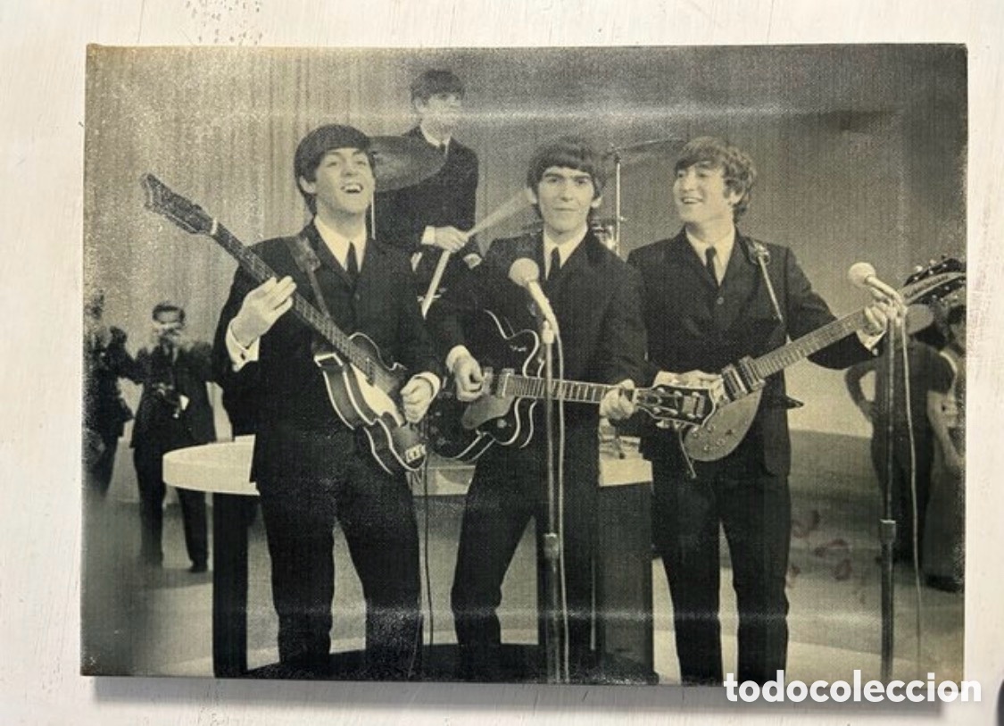 Fotos de cantantes: THE BEATLES CUADRO TELA FOTOGRAFIA
