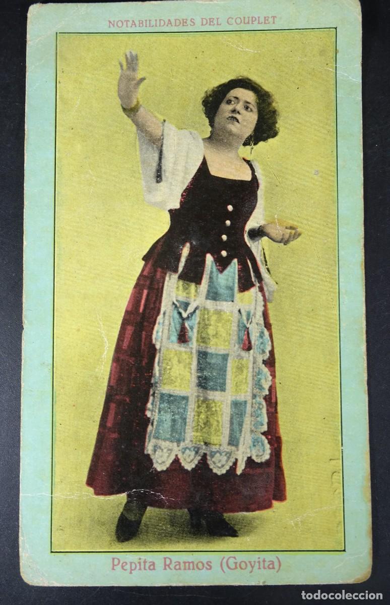 Photos de Chanteurs et Chanteuses: ANTIGUO CROMO PEPITA RAMOS &rdquo;GOYITA&rdquo;, CHOCOLATES JUNCOSA, VER FOTOS