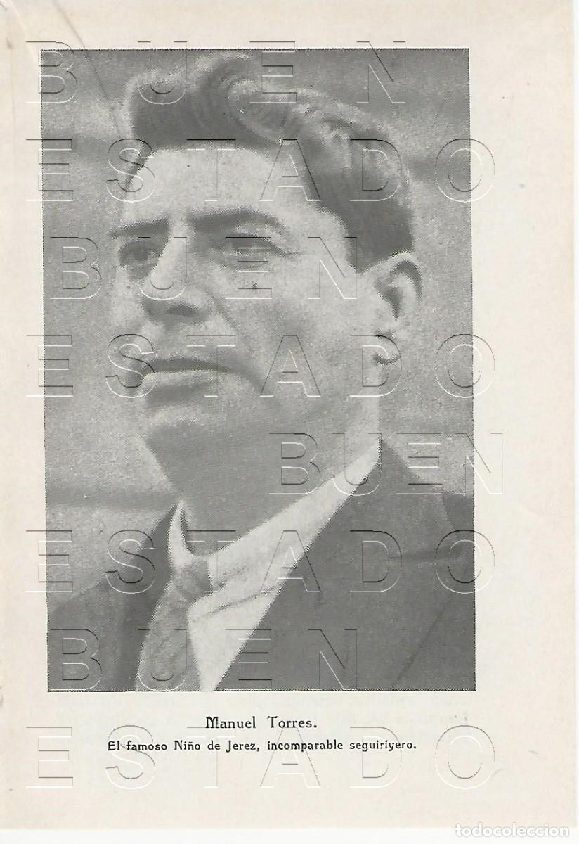 Fotos de cantantes: MANUEL TORRES NI&Ntilde;O DE JEREZ CANTAOR FLAMENCO CANTE JONDO LAMINA FOTOGRAFICA 16X11 M34