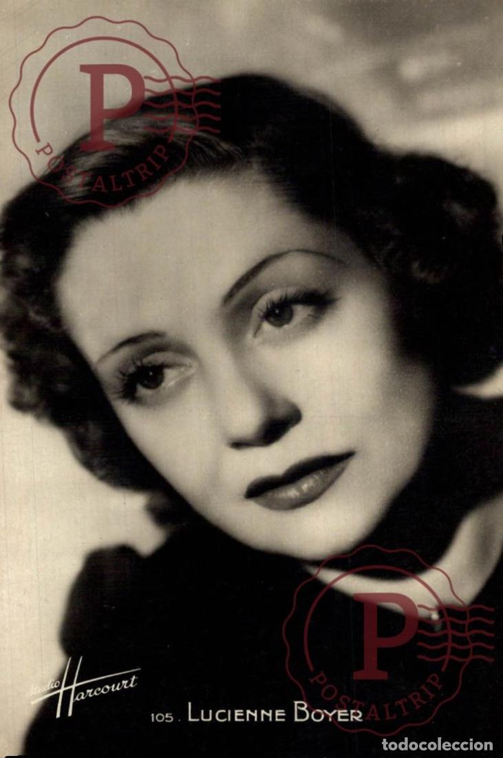 Fotos de cantantes: LUCIENNE BOYER CHANTEUSE SINGER CANTANTE STUDIO HARCOURT RPPC