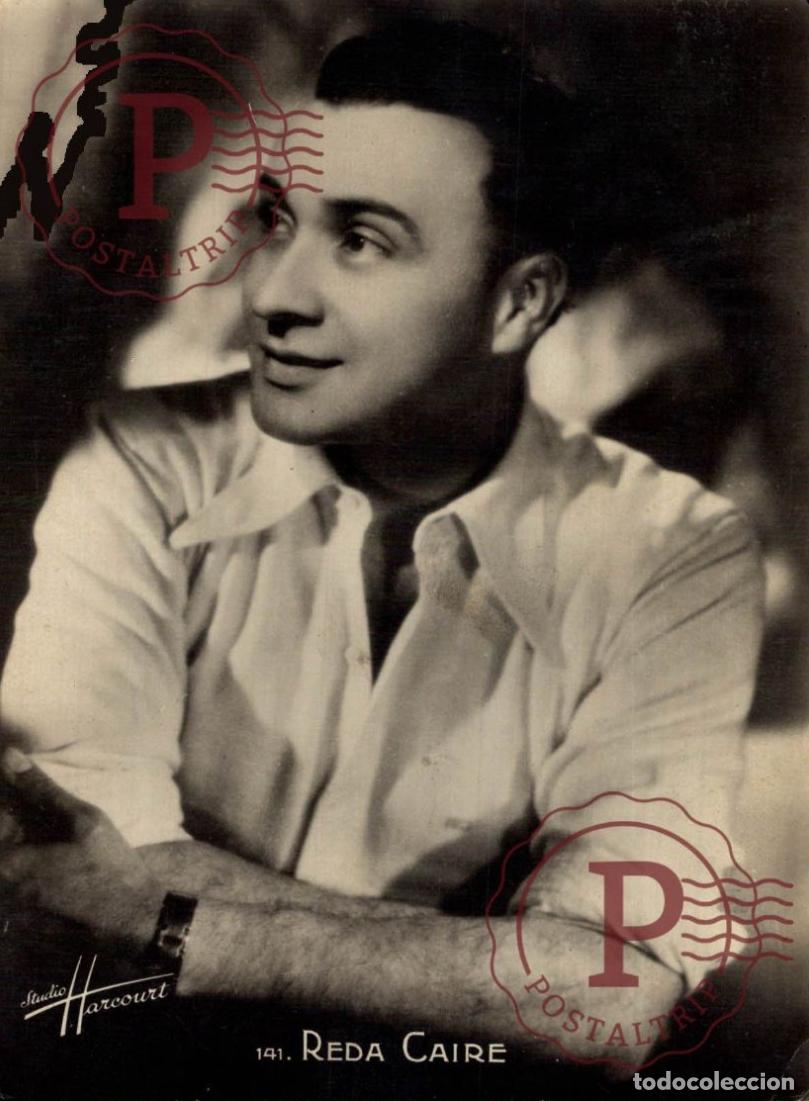 Fotos de cantantes: REDA CAIRE CHANTEUR CHANSON PHOTO RPPC HARCOURT PARIS singer cantante