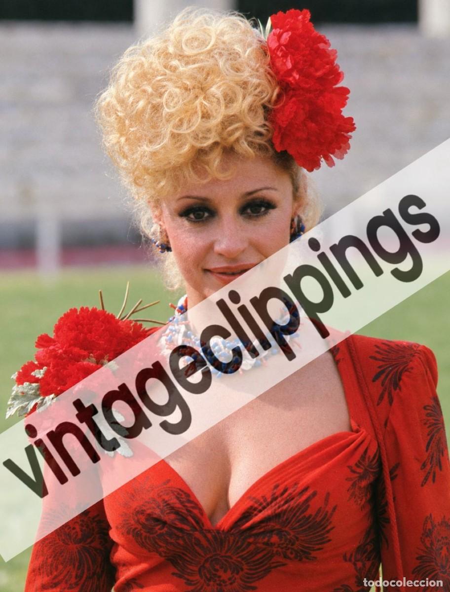 Fotos de cantantes: RAFFAELLA CARRA Fotografia 1980 Foto 15x20 sexy italia cantante icono pop