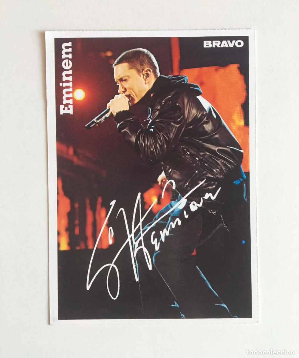 Fotos de cantantes: Eminem / Cory Monteith Glee Trading Collectible Card &ndash; Bravo Magazine Germany c. 2010 Music