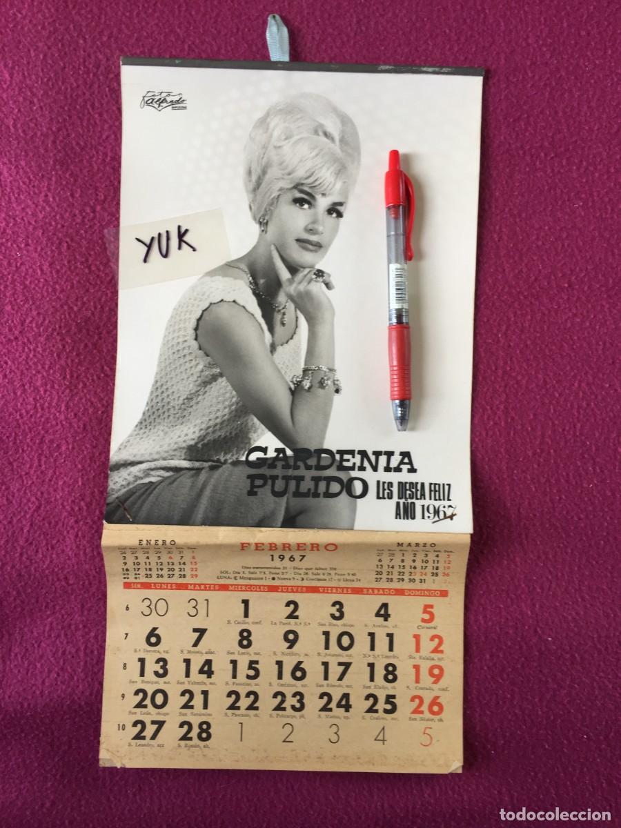 Fotos de cantantes: BONITA FOTOGRAFIA ORIGINAL DE ALFREDO DE LA ARTISTA GARDENIA PULIDO CON FELICITACION DE 1967