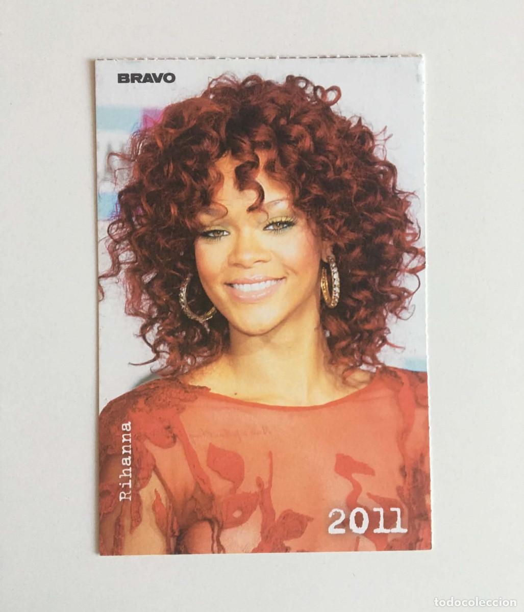 Fotos de cantantes: Rihanna Pocket Calendar Collectible Trading Card Rookie Rare - Bravo Magazine Bulgaria 2010 Music