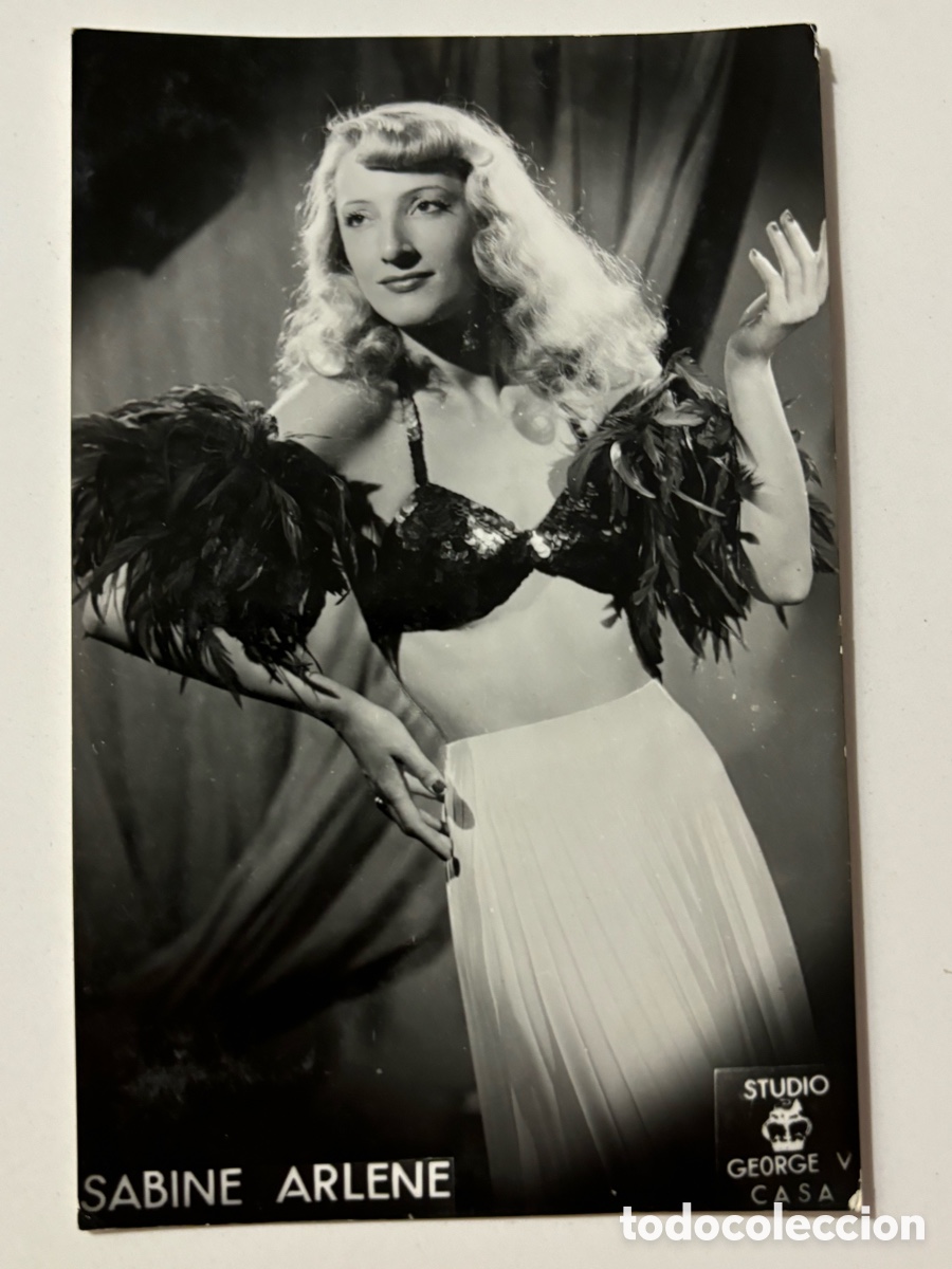 Fotos de cantantes: Foto original de vedette Sabine Arlene