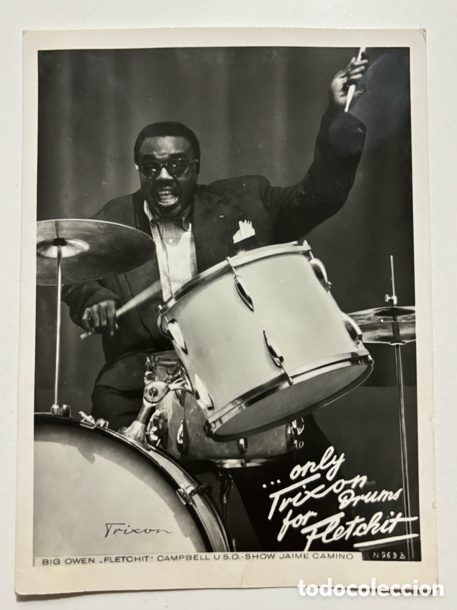 Fotos de cantantes: Foto original del m&uacute;sico de jazz paname&ntilde;o Big Owen fletchit