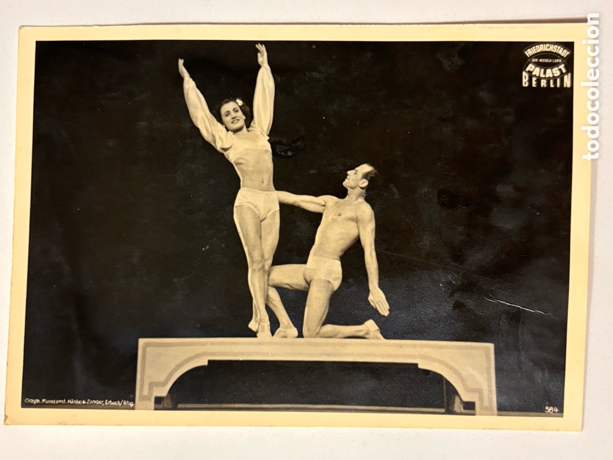 Fotos von Musikern: Foto original con aut&oacute;grafo de pareja de baile