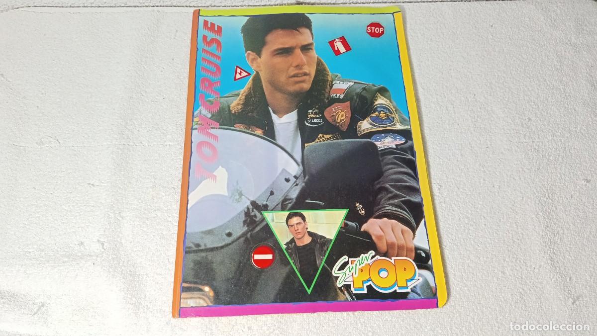 Fotos de cantantes: ANTIGUA CARPETA LUMINISCENTE POSTER REVISTA SUPER POP SAMANTHA FOX Y TOM CRUISE EGB A&Ntilde;OS 80
