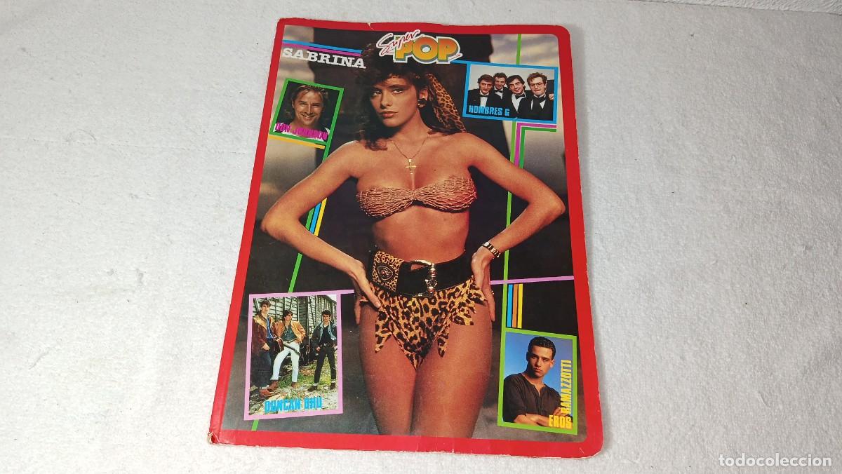 Fotos de cantantes: ANTIGUA CARPETA REVISTA SUPER POP SABRINA ROB LOWE EGB LETRAS CANCIONES MICHAEL JACKSON A&Ntilde;OS 80