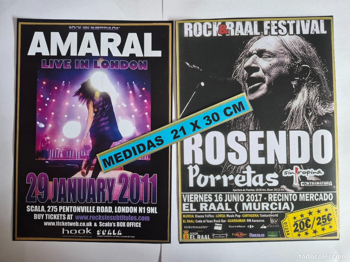 Fotos de cantantes: Laminas de conciertos de rock