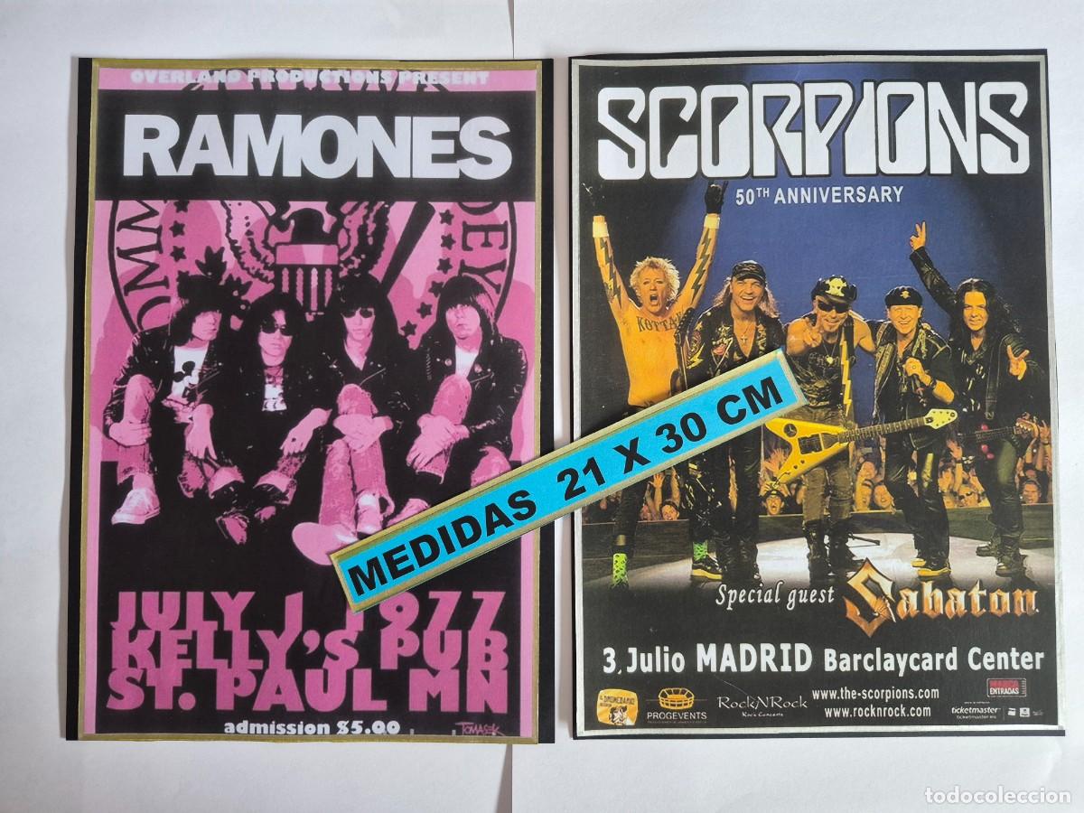 Fotos de cantantes: Laminas de conciertos de rock