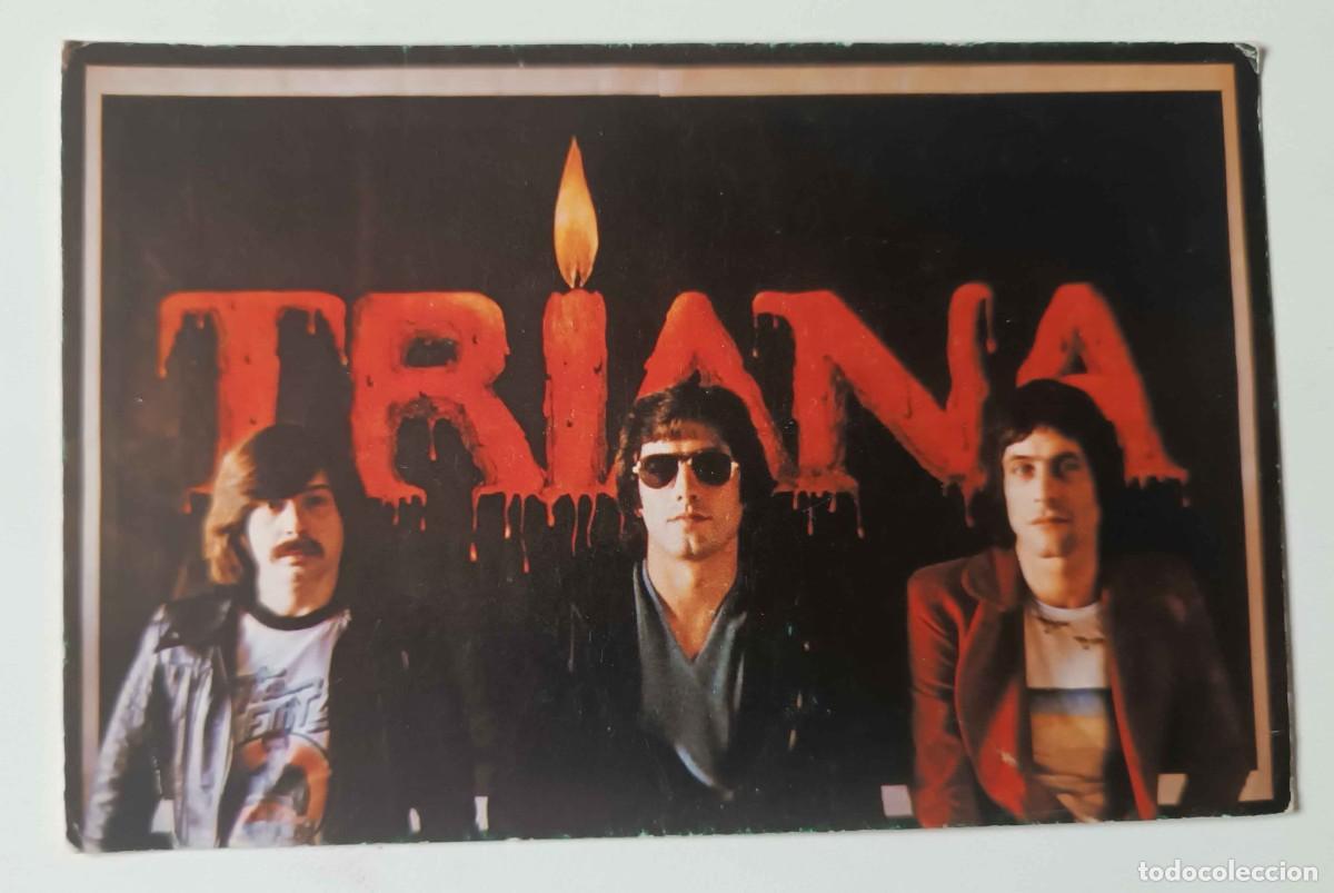 Fotos de cantantes: Postal Promocional Grupo TRIANA 1976 Ariola Rock Andaluz Tele Jes&uacute;s de la Rosa Eduardo J. Rodriguez
