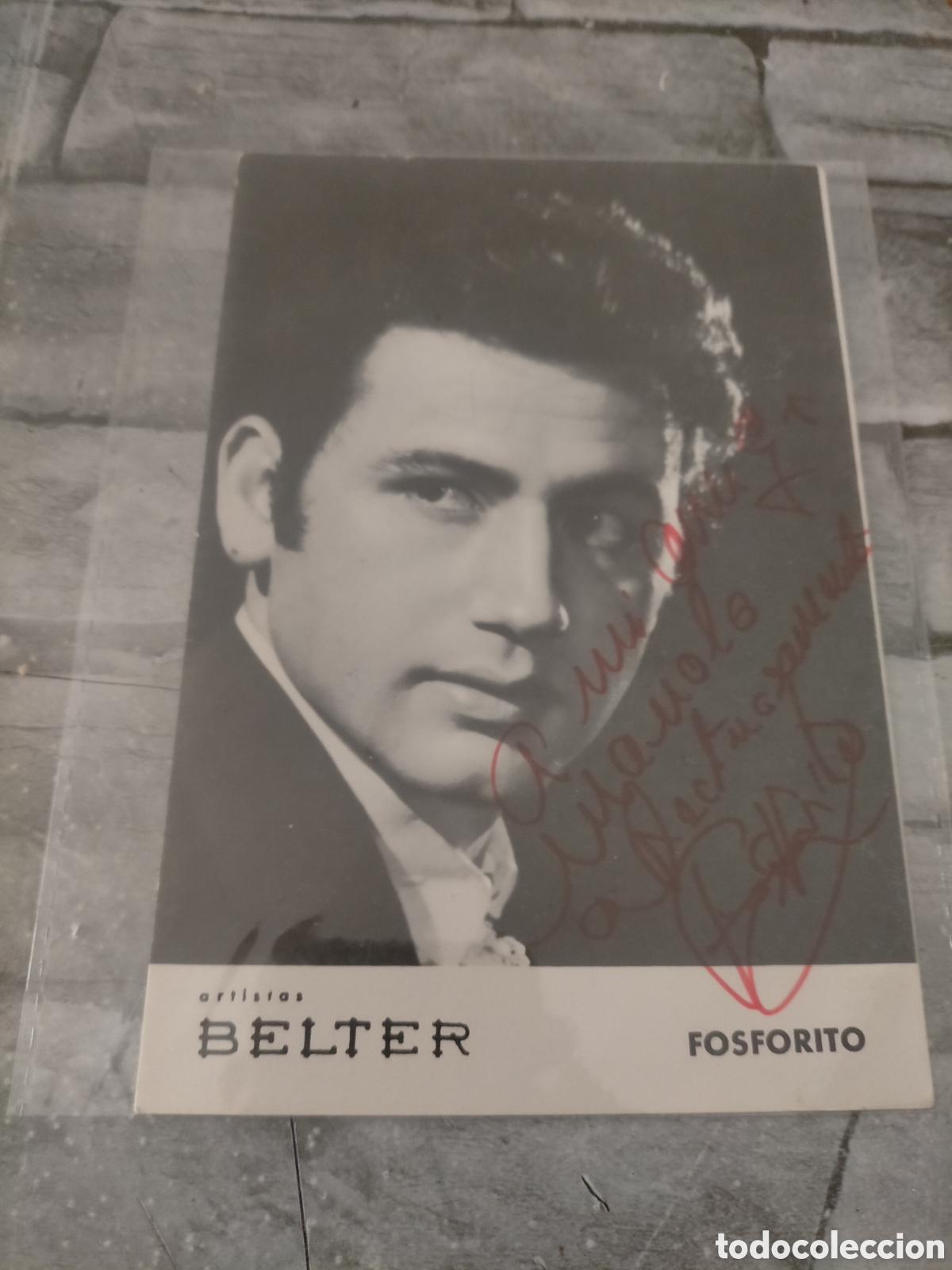 Fotos de cantantes: Flamenco fosforito aut&oacute;grafo original