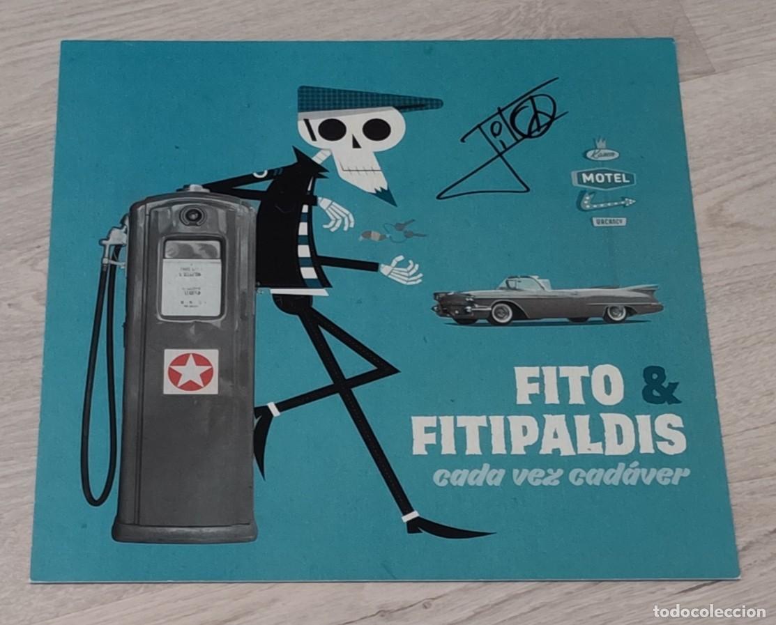 Fotos de cantantes: FITO & FITIPALDIS - CADA VEZ CADAVER - UNA LAMINA FIRMADA DE LA CAJA BOX - NUEVA