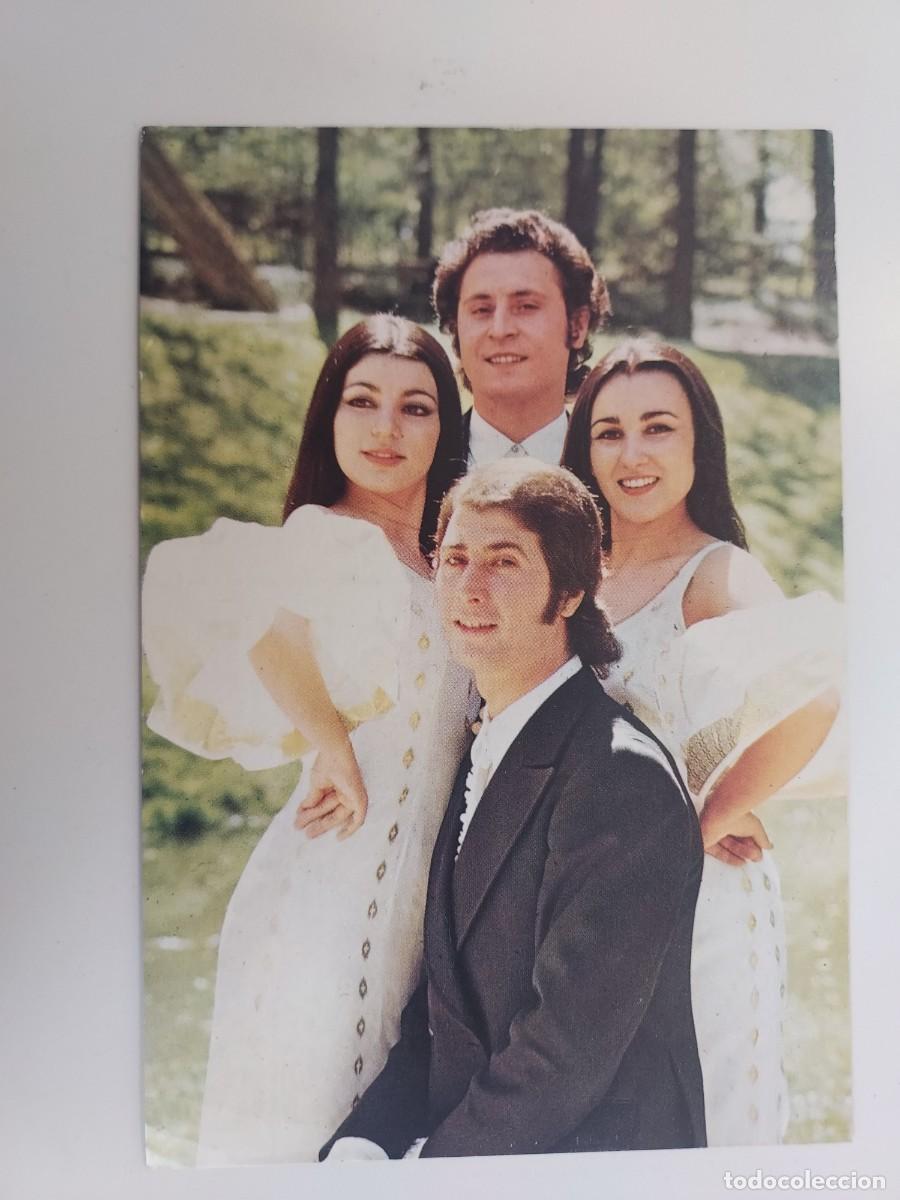 Fotos de cantantes: POSTAL DISCOGRAFIA LOS ROCIEROS DE HUELVA, MOVIEPLAY. SIN CIRCULAR. 1973