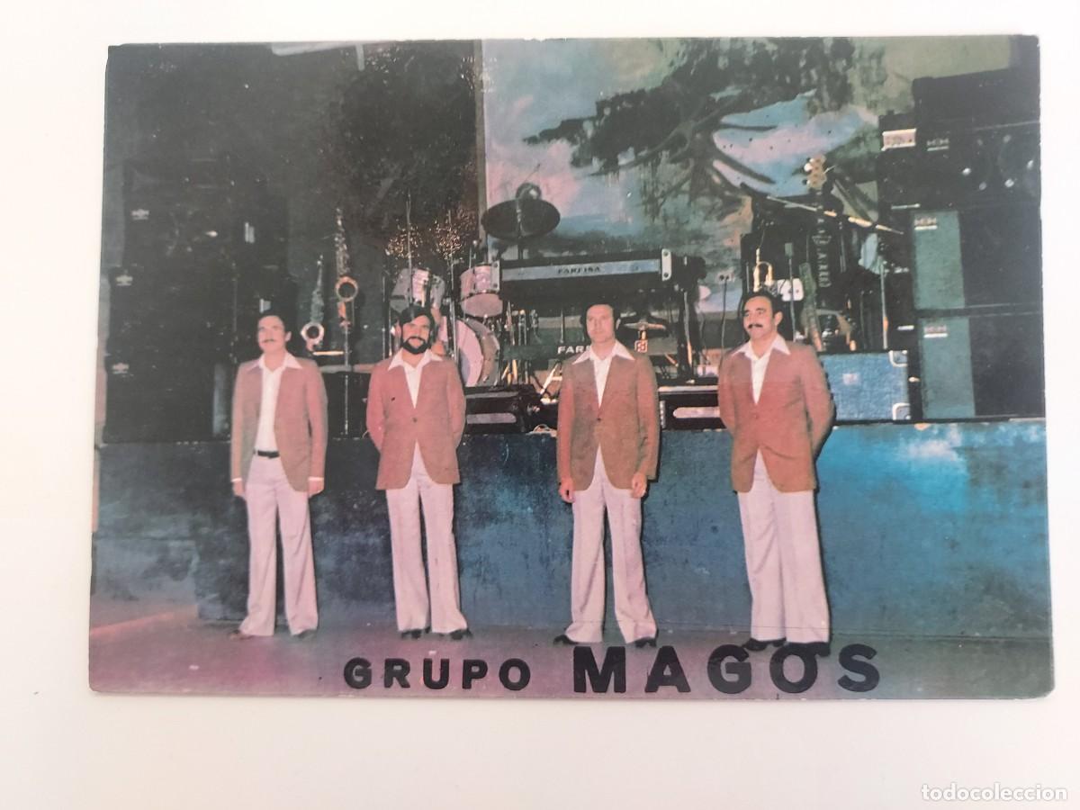 Fotos de cantantes: POSTAL GRUPO MAGOS. COGRABUR. EL BURGO DE OSMA (SORIA). 1980. &Oacute;rgano Farfisa