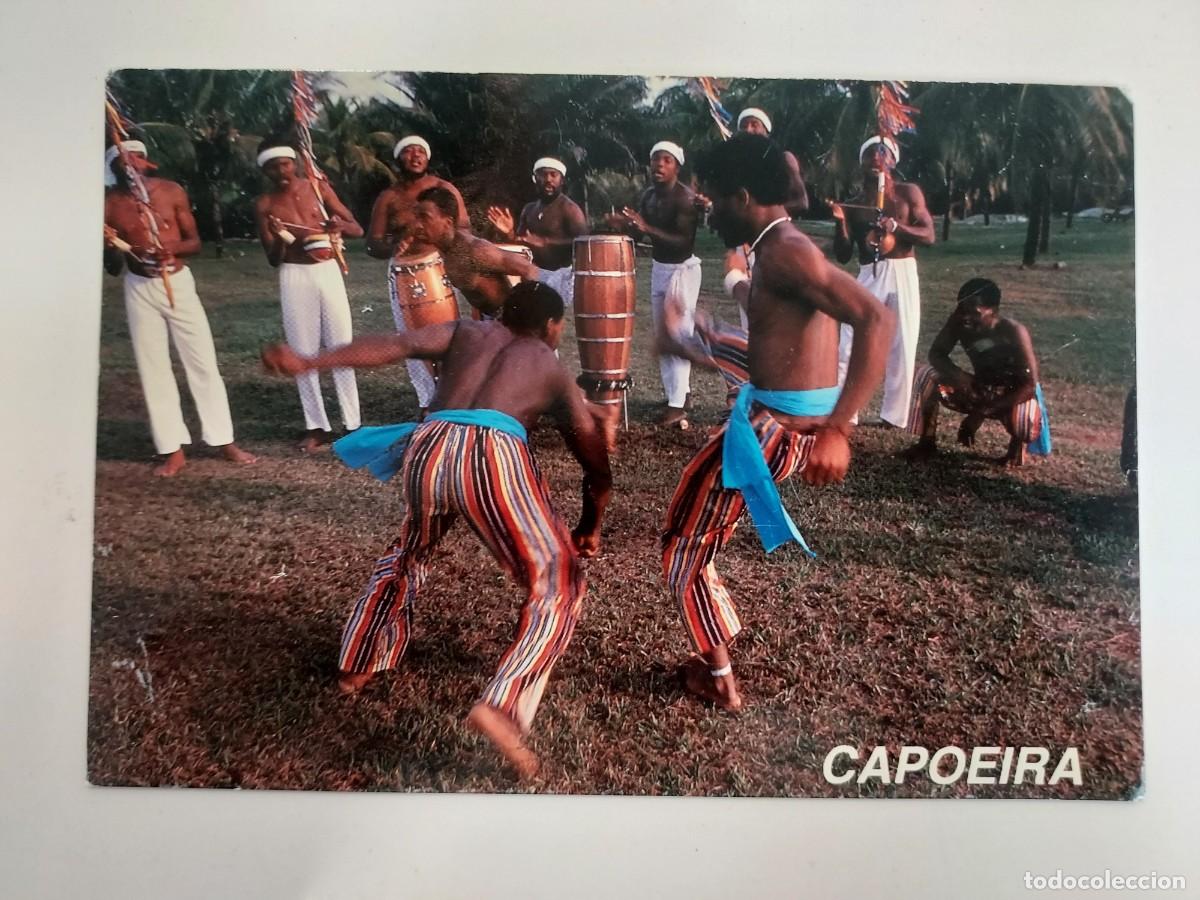 Fotos de cantantes: POSTAL CAPOEIRA. BRASIL TURISTICO, SALVADOR BA, TERRA DA FELICIDADE. CIRCULADA