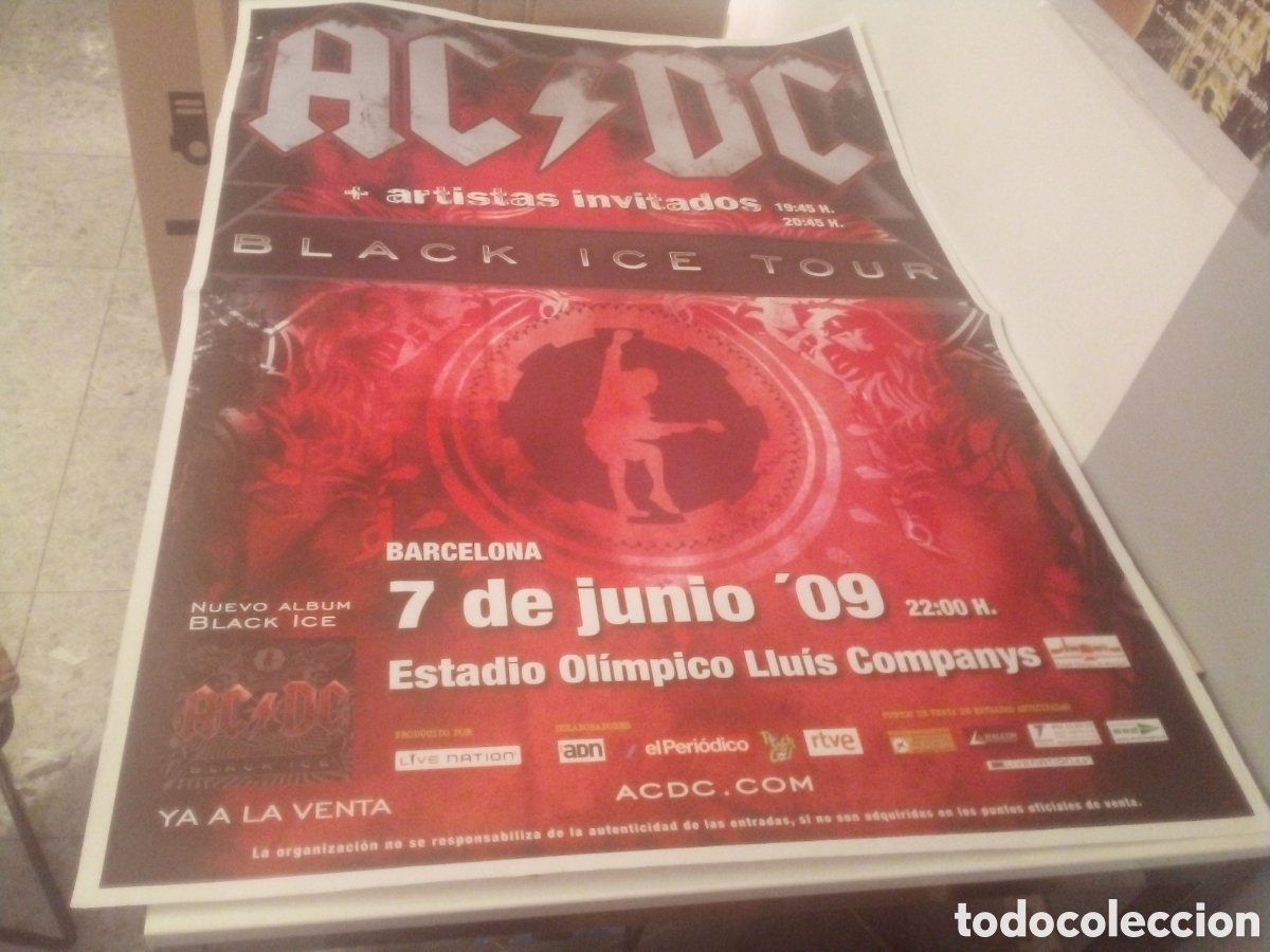 Fotos de cantantes: OFERTA cartel original x 5 AC/DC DEEP PURPLE DEF LEPPARD JUDAS PRIEST LENNY KRAVITZ