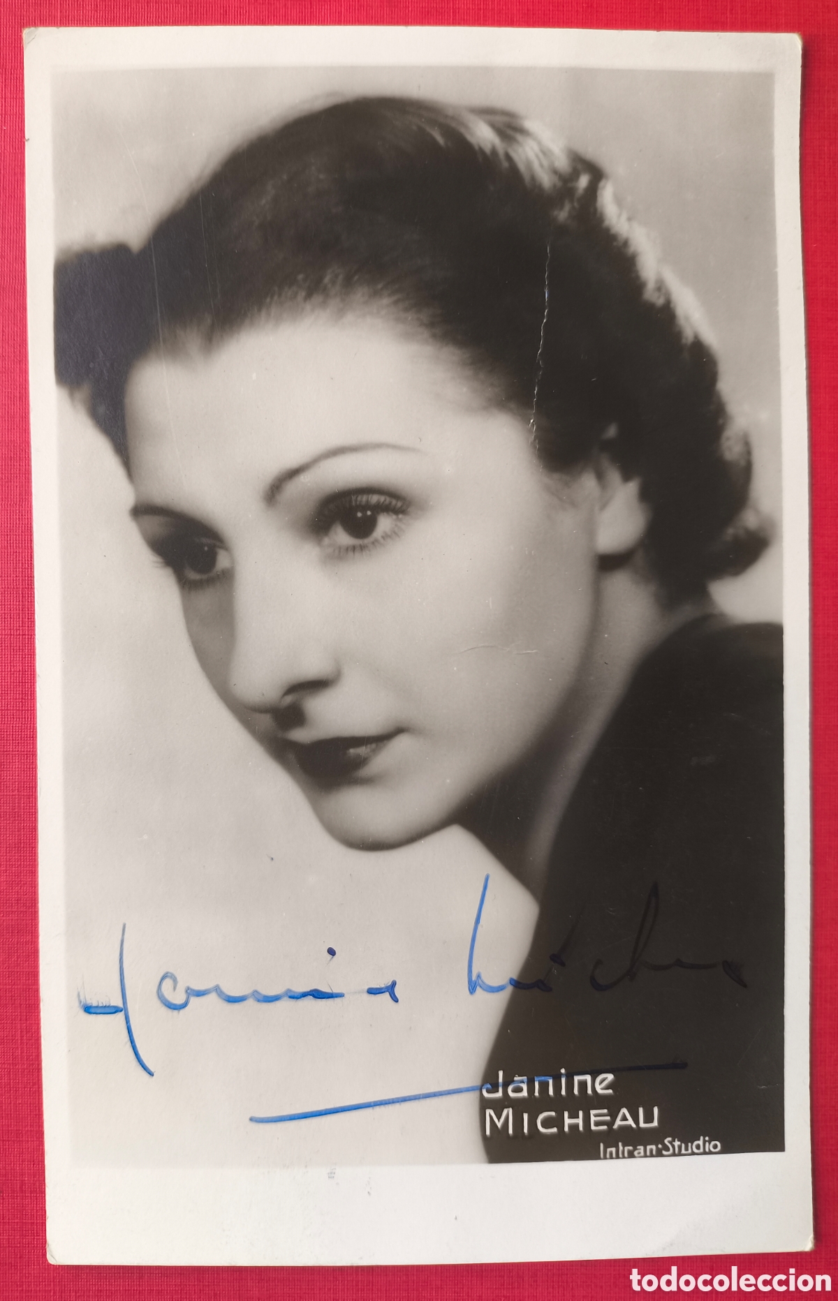 Fotos de cantantes: &Oacute;PERA JANINE MICHEAU SOPRANO PHOTO SIGNED FRANCE C. 1935